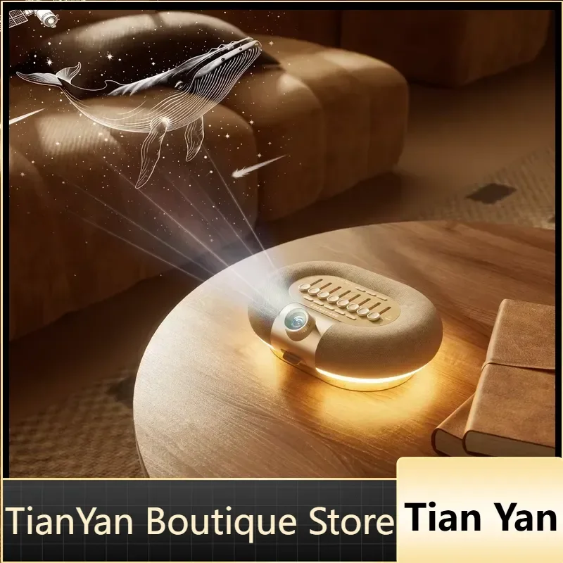 EE1 for  2026 Innovative Modern Speaker Starry Projection Light Music Sleep aid White Noise Speaker for Bedroom