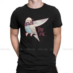 Female Budgies Are Scary Classic Style TShirt Parrot Animal Comfortable Hip Hop Gift Clothes  T Shirt Short Sleeve Hot Sale