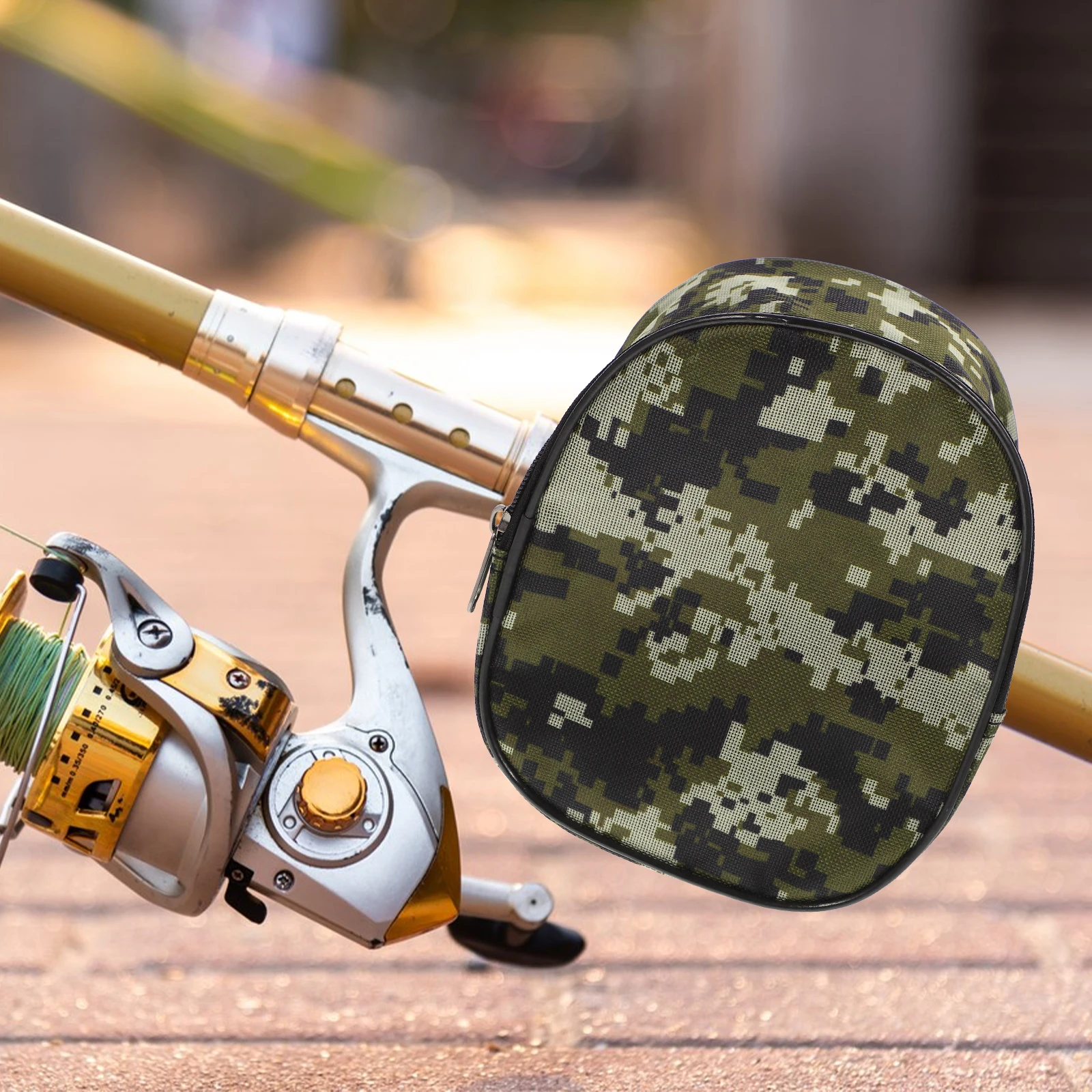 

Fishing Pouch Protective Storage Bag Fly Reel Cover Corrosion Resistant Durable Lightweight Reel Protector Sleeve