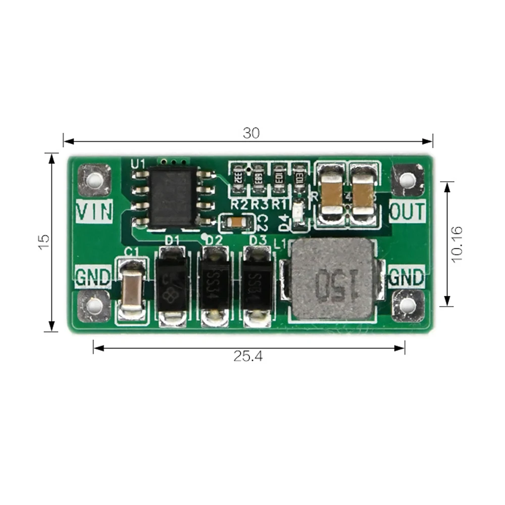 DC-DC Converter DC10-35V Input to DC5V/DC12V Step-down Power Supply Module TPS5430 2A Buck Power Module Current PWM Converter