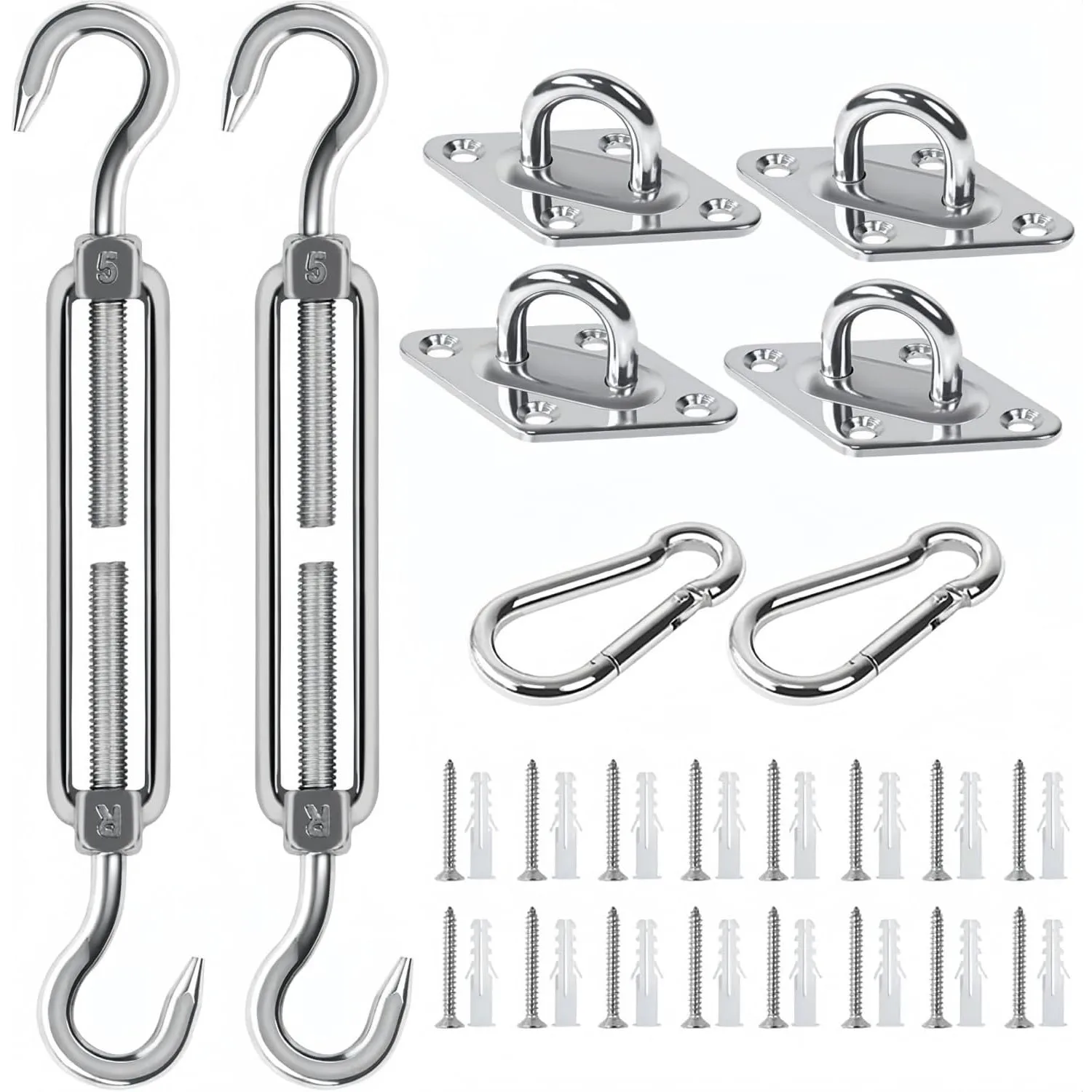 Stainless Steel Sun Shade Sail Fixing Kit