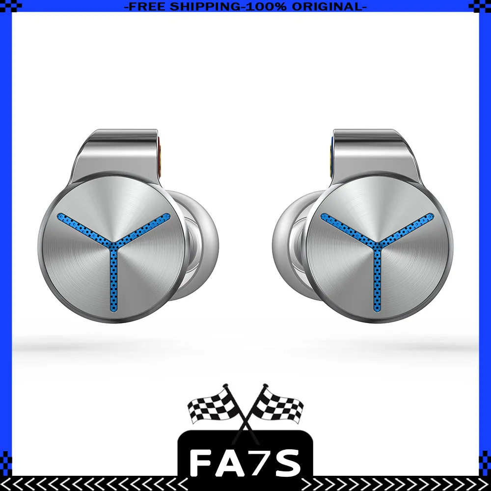FiiO FA7s 6BA Drivers In-Ear Monitor Earphone IEM Knowles Balanced Armature 3-Waycrossover System Headset MMCX Detachable Cable