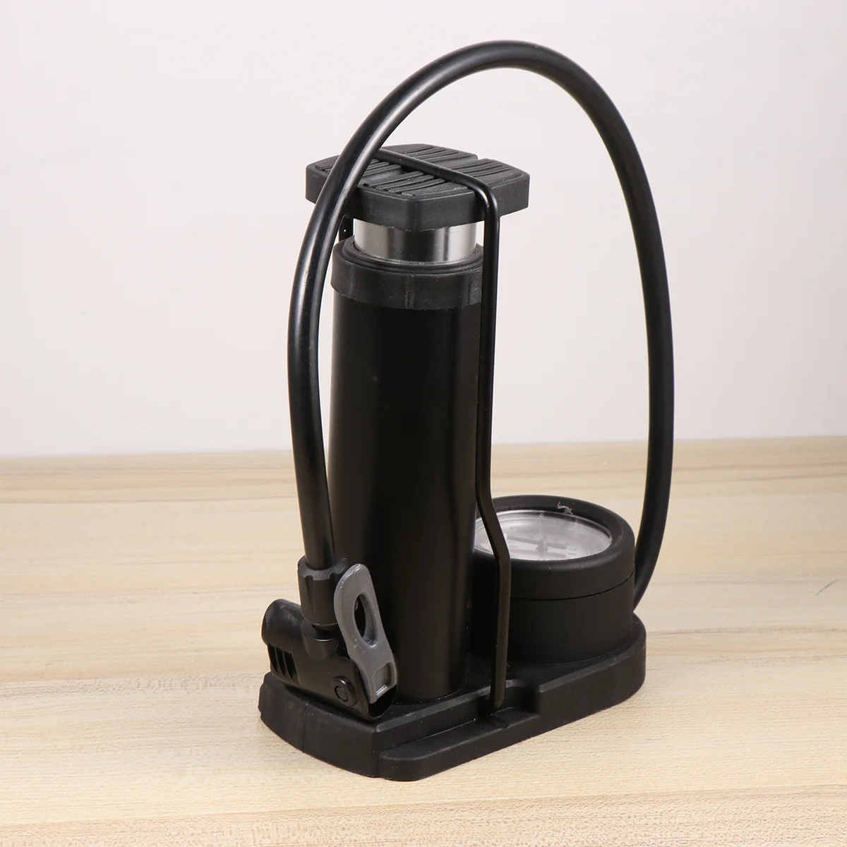 

Mini Portable Bike Floor Pump High Pressure Tire Inflator For Electric Motorcycle Air Bed Basketball Swimming Ring 2 In 1