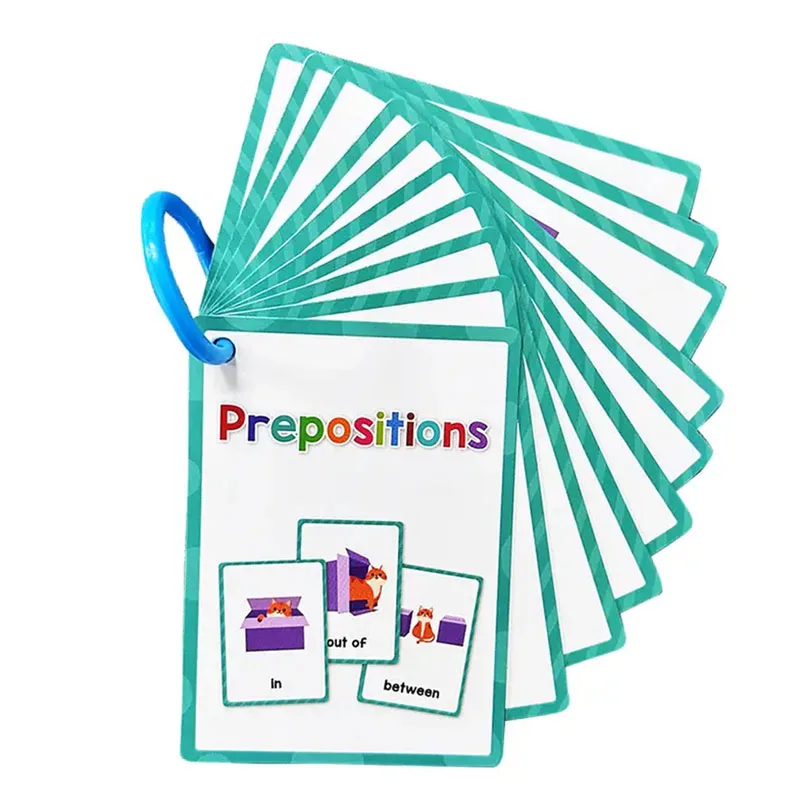 18 كلمة تعلم اللغة الإنجليزية لمرحلة ما قبل المدرسة مع بطاقات تعليمية لمرحلة ما قبل المدرسة للأطفال وبطاقات التعرف على الأطفال وبطاقات الجيب والهدايا