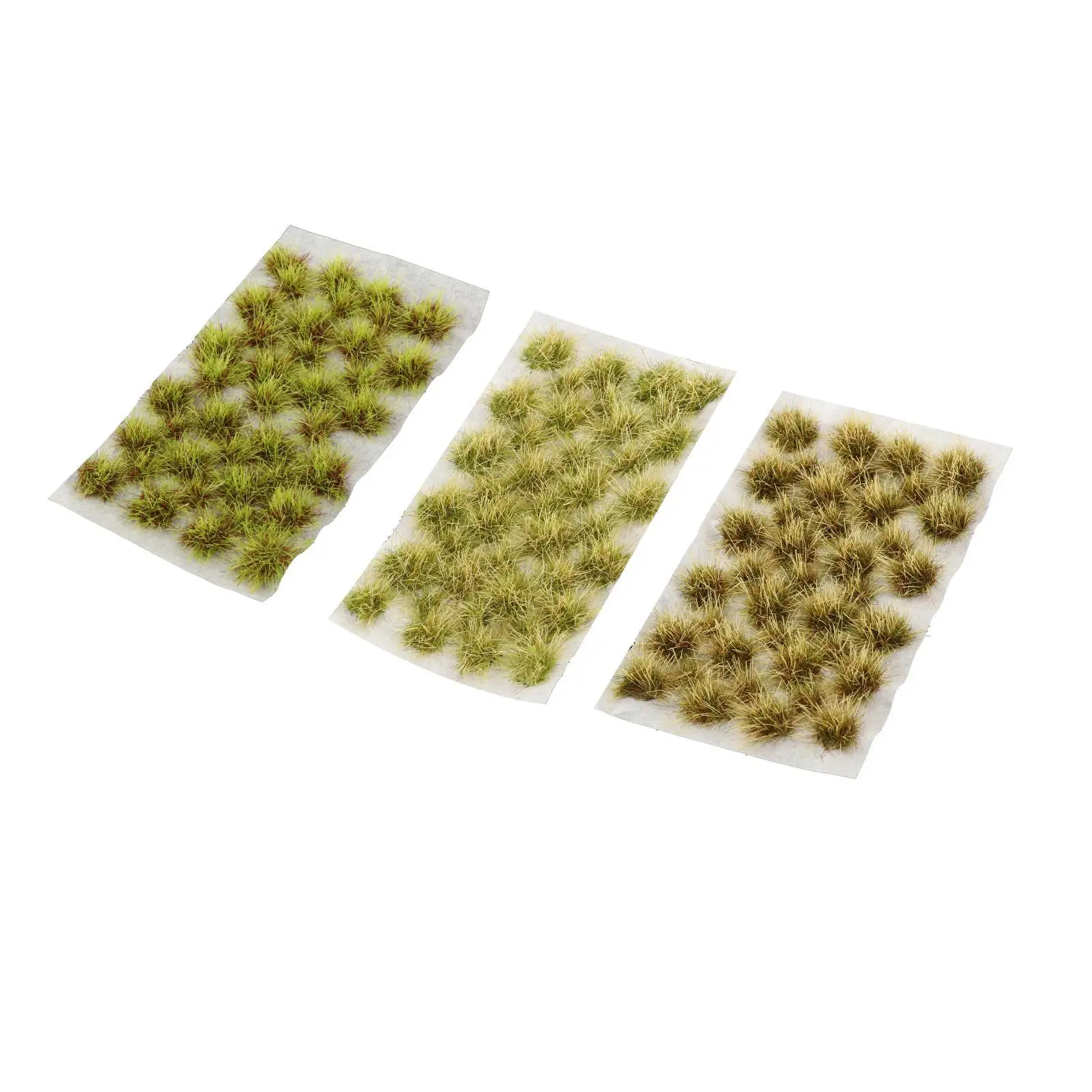 39pcs Static Tufts,Grass Tufts Landscape Modelling Flower Cluster Grass Tufts for DIY Miniature Wargame Railway Scenery Model