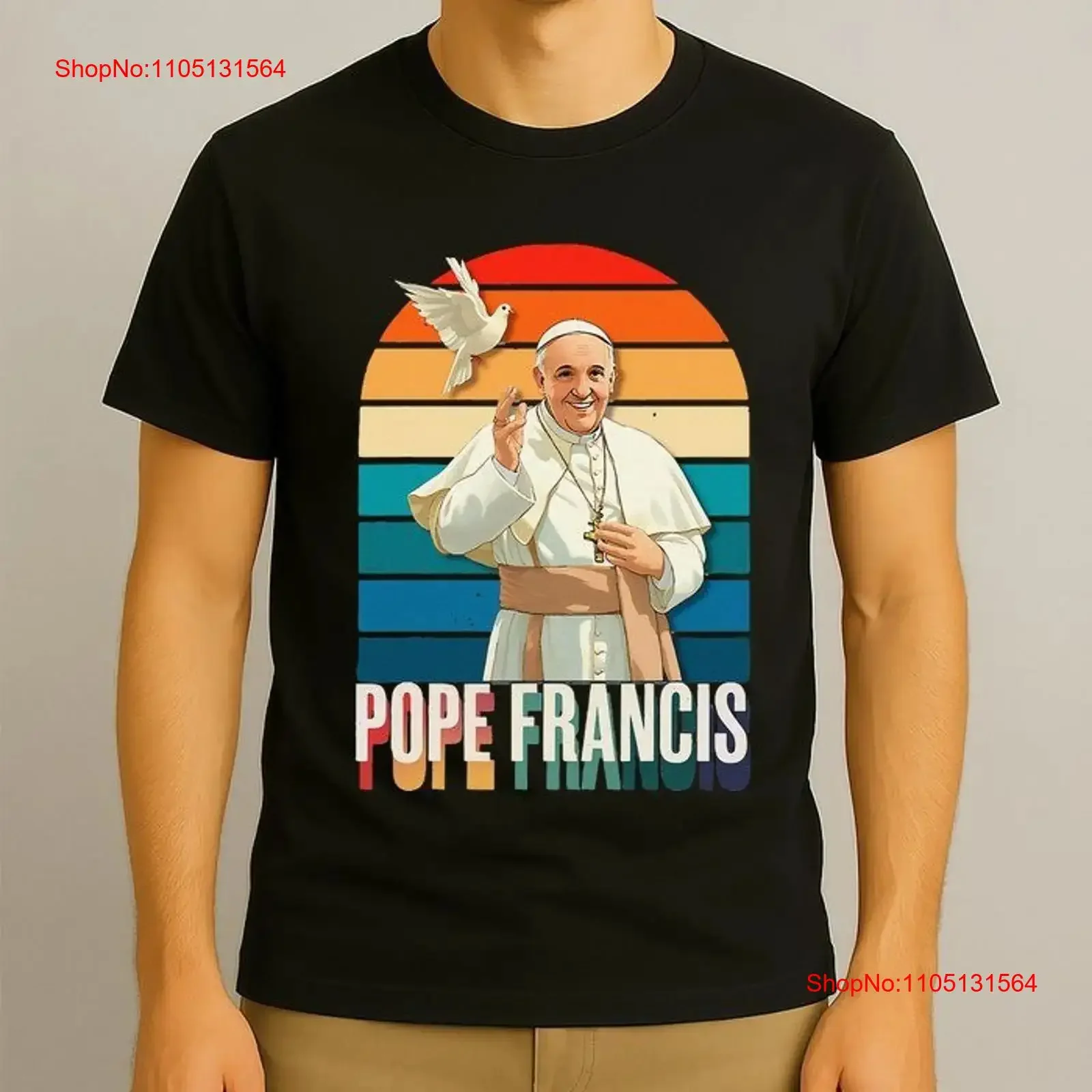 Great new Pope Francis Vatican Catholic Saint T Shirt Rest In Peace vintage Washed Unisex Stylish graphic streetwear Versatile