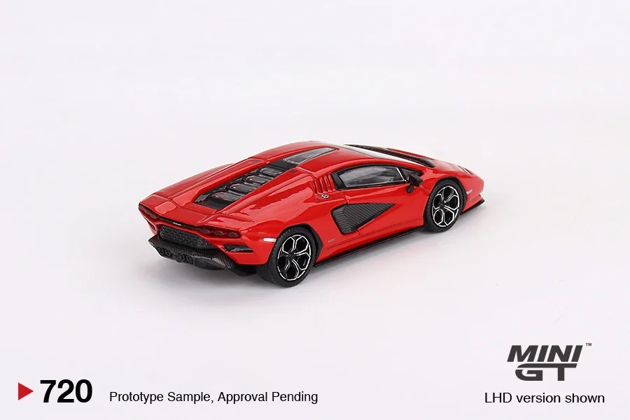 MINI GT 64 Lamborghini Countach LPI 800-4  Rosso Mars  MGT00720-CH Car Diecast Vehicle Model Toy