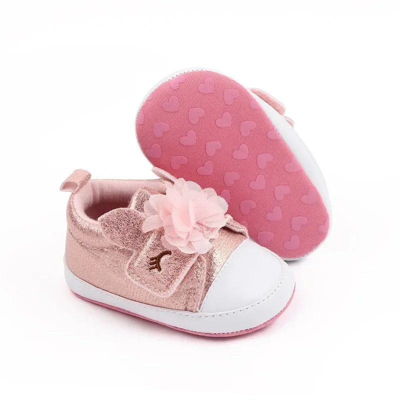 Baby Mädchen Schuhe weichen Boden rutsch feste Blumen Frühling Herbst Outdoor-Mode lässig Säugling Neugeborene Krippe ersten Wanderer Babys chuhe