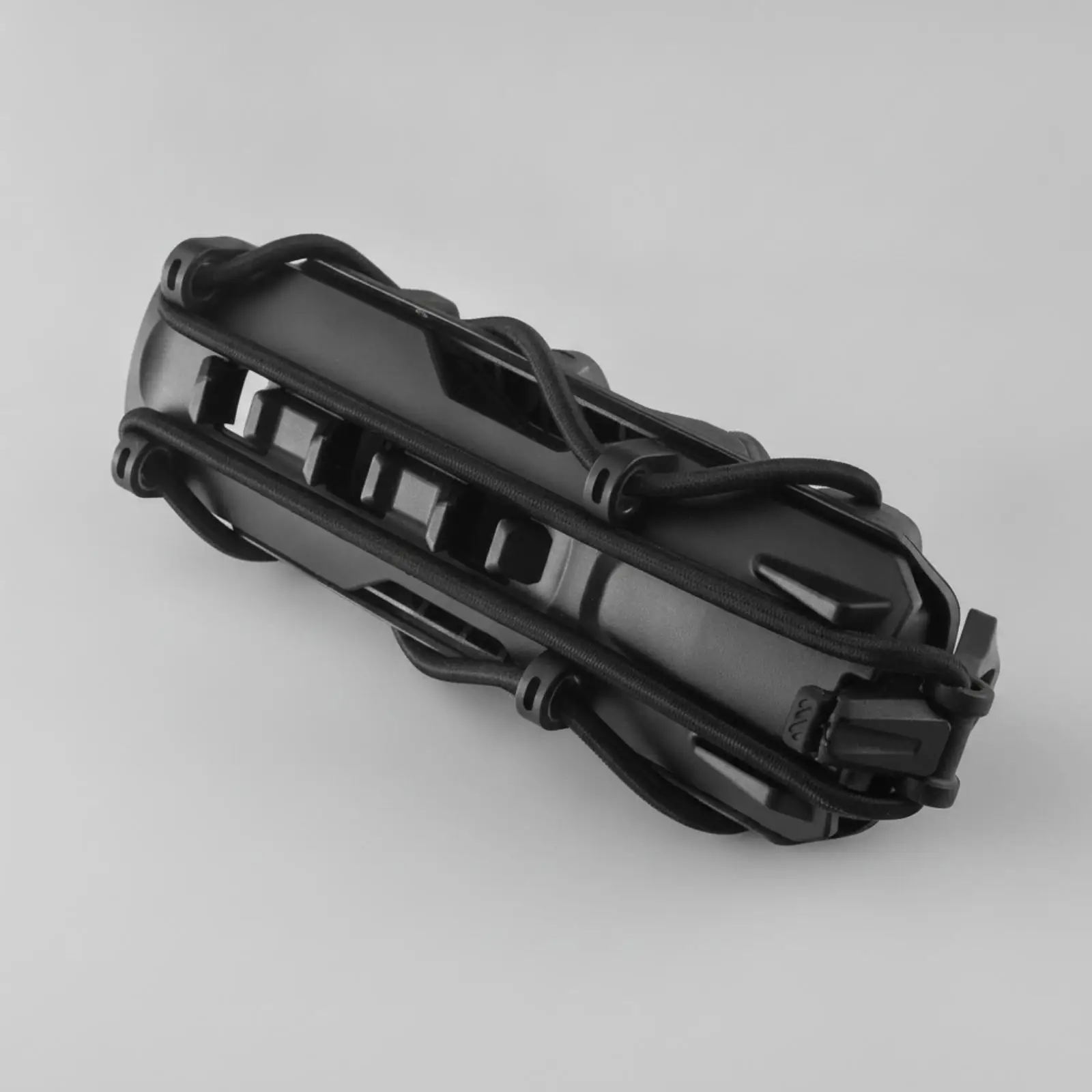 Secure Motorcycle Beverage Holder Luggage Rack for Universal Crash Bars 25mm Rail Mount Low Profile Plastic Silicone Cage