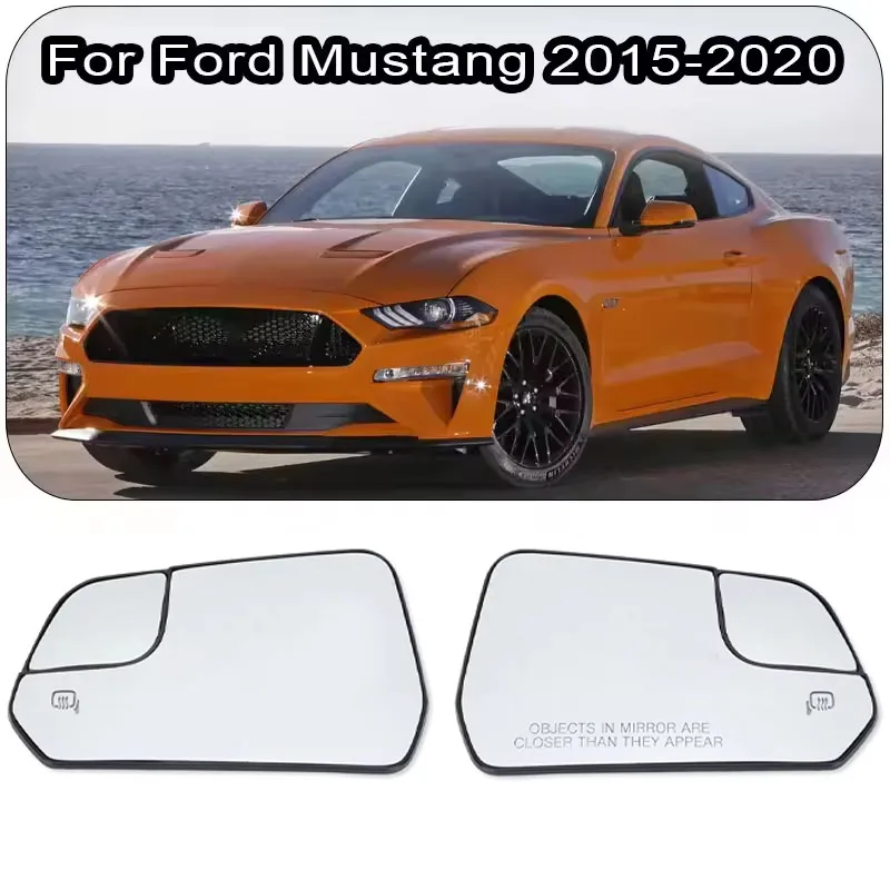 

For Ford Mustang 2015-2020 US Rearview Side Mirror Glass Lens With Heated FR3Z17K707T FR3Z17K707Q