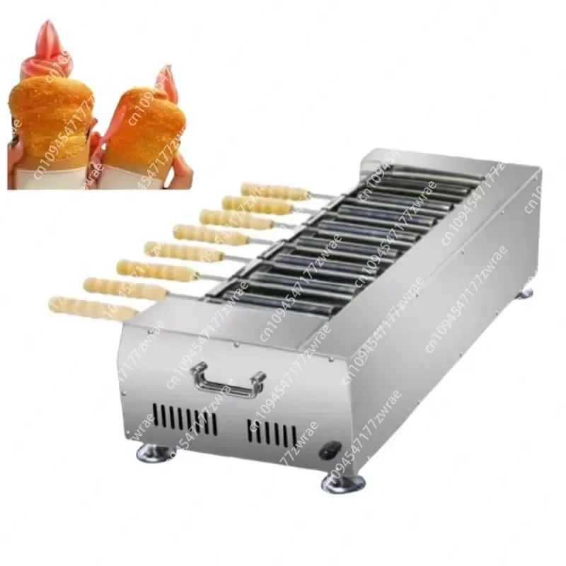 Horizontal Rotating Chimney Cake Maker Gas Electric Options For Bakeries