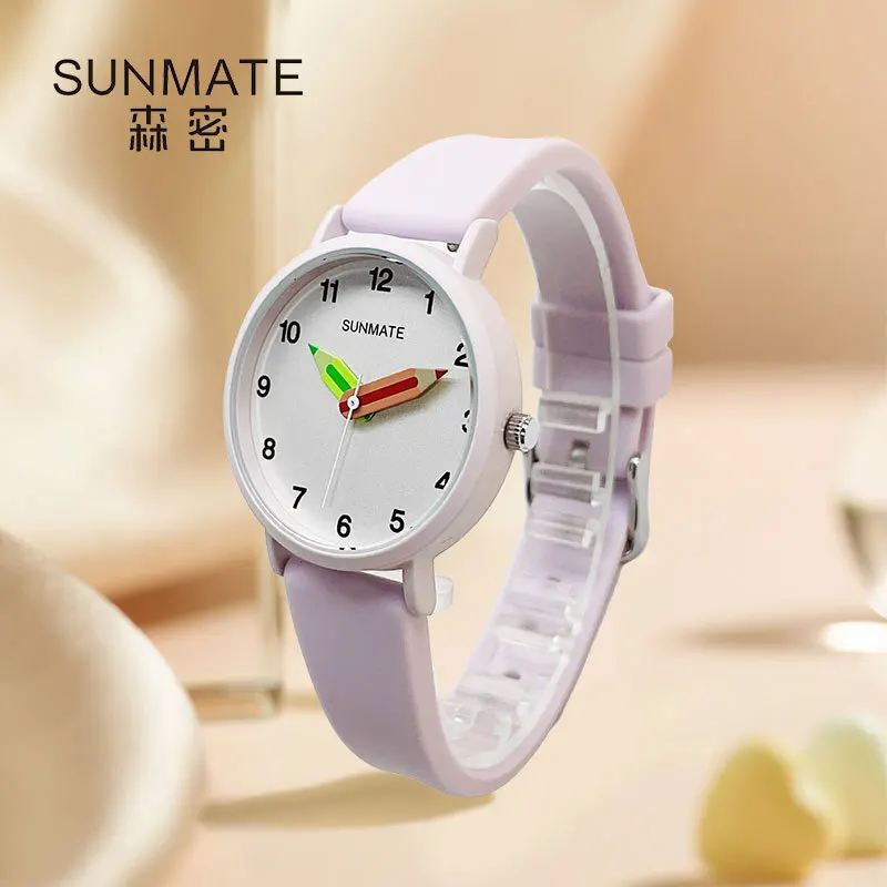 SUNMATE Children's Waterproof Watch Is Suitable for Boys and Girls Aged 3-12, A Great Gift for Children and A Timekeeping Tool
