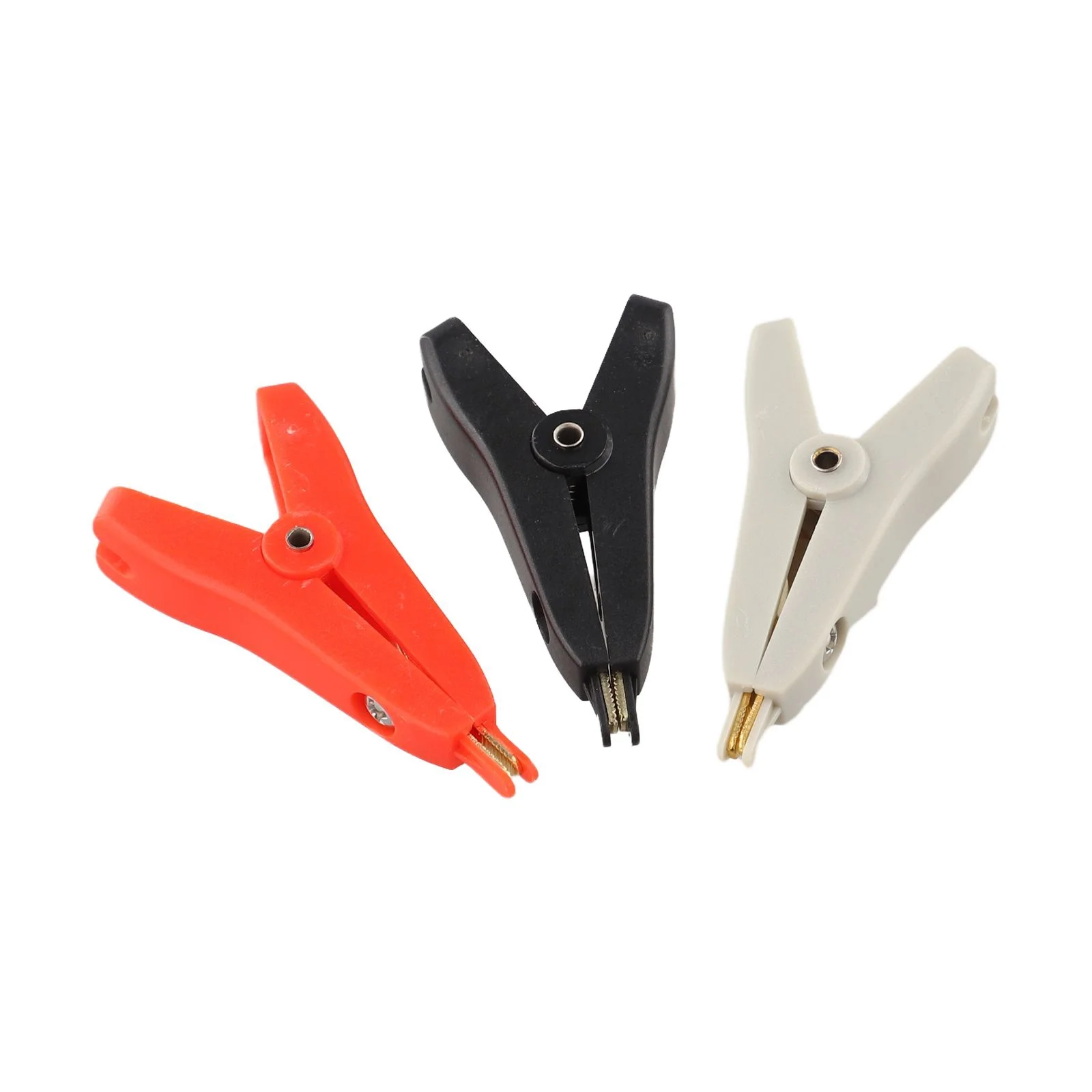 Long Lasting Copper Test Clips Copper Clip Electrical Test Tool Copper Test Clip Gold-Plated Conductivity For Battery Testing