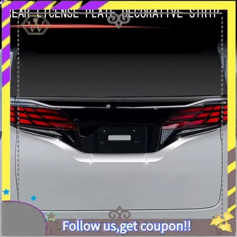 

ABXV-для Toyota Alphard Vellfire 40 Series 2023 2024, задняя крышка номерного знака автомобиля, декоративная накладка, запасные части