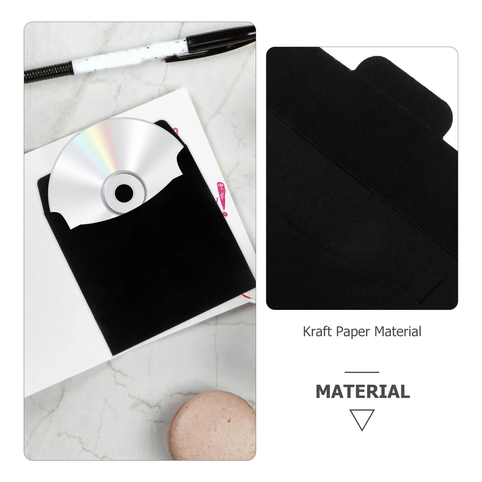 20 Pcs Storage Bag Display Case Book Shipping Boxes Cardboard Album Jackets Blank Adhesive