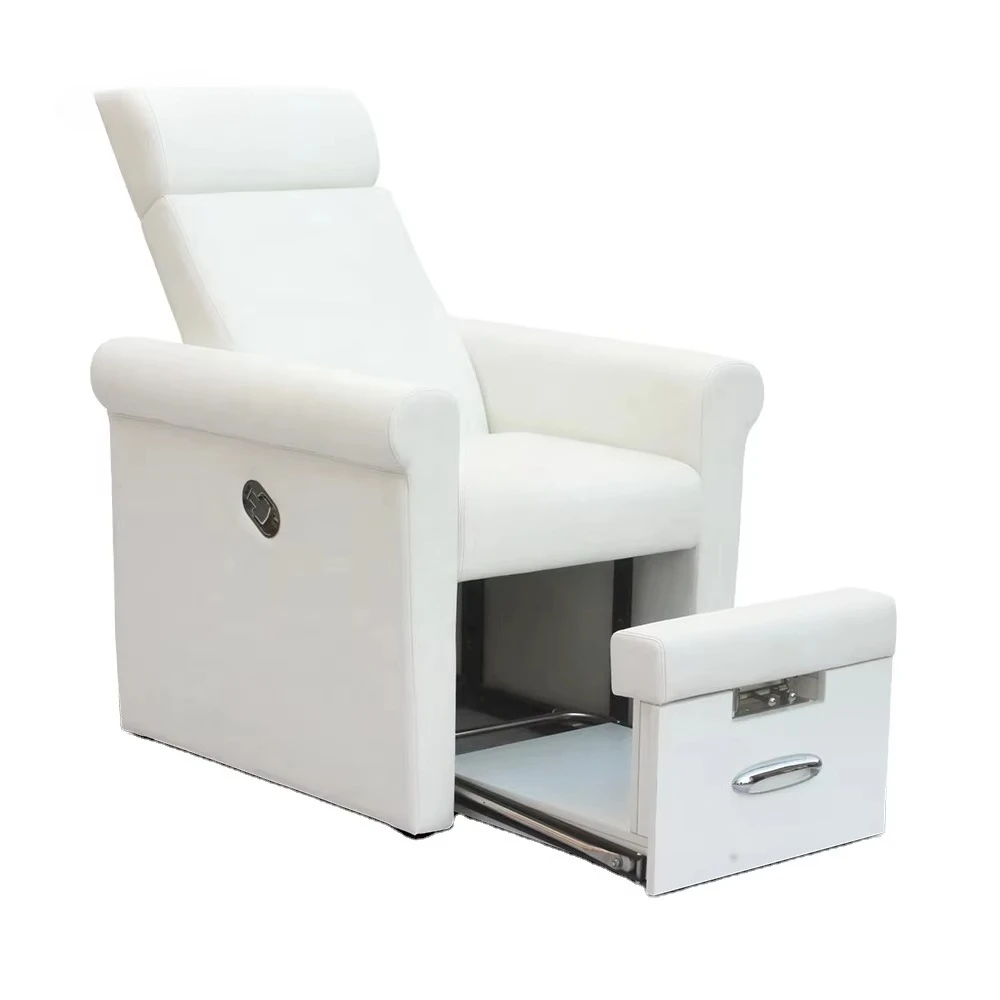 White Modern Pedicure Chair Nail Salon Furniture Manicure And Pedicure Chairs For Sale