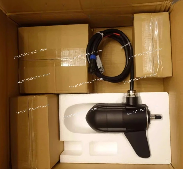 Waterproof Brushless Trolling Motor for Kayak, 12V/24V with Soft Shaft and Wireless Remote PWM Speed Control