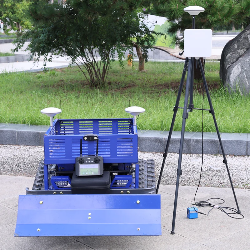 

Индивидуальная новая косилка CE EPA Tank Off-Road с дистанционным управлением, ширина косилки 550 мм, розетка, роботизированная газонокосилка