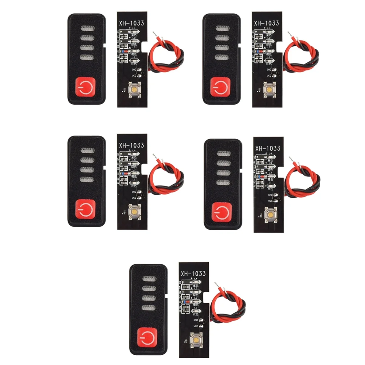 BABQ! Electric Drill Battery Indicator LED Display for 18V/21V Lithium Batteries 18650 Capacity Visual Tool