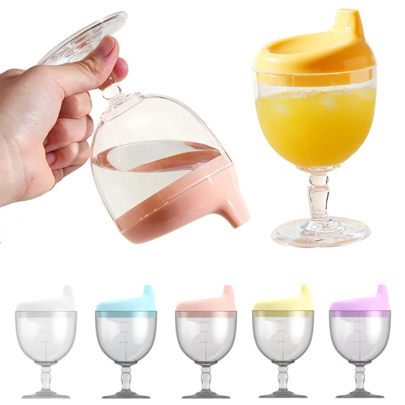 

Baby Feeding Drinkware Cup Newborn Learning Hand Shank Bottles Silicone Tableware Toddler Water Bottle Baby Accessories Goblet