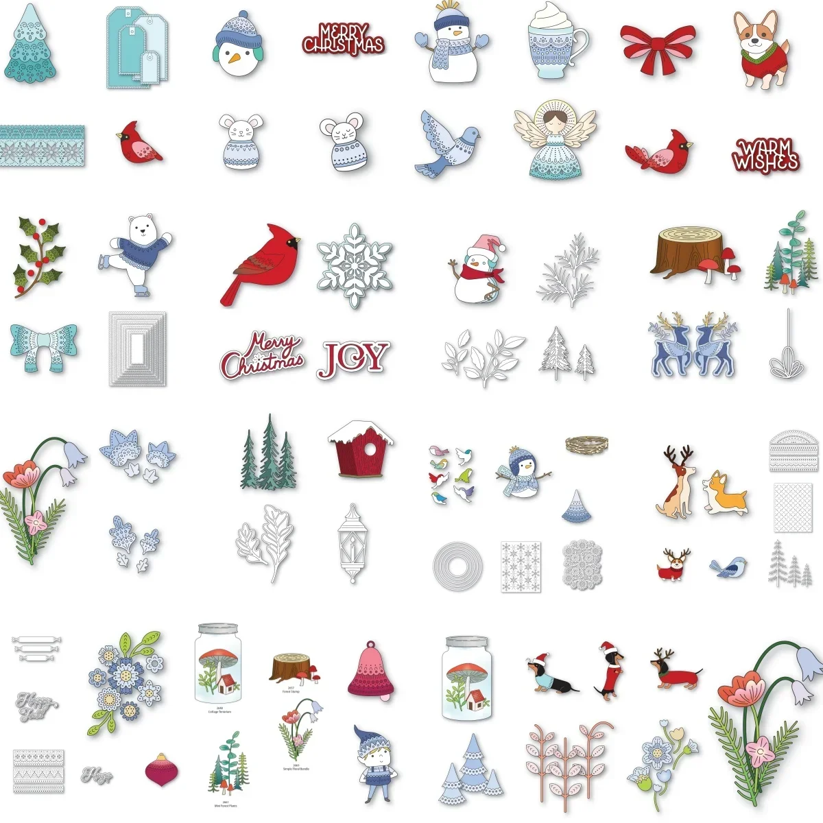

Christmas Collection Metal Cutting Dies for DIY Decorating Scrapbook Paper Card Album Embossing Craft Die Supplies 2025 New