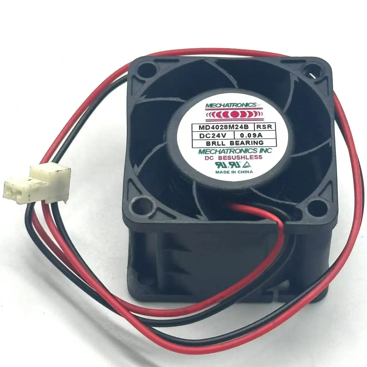 

MECHATRONICS MD4028M24B RSR Server Cooling Fan DC 24V 0.09A 40X40X28mm 2-Wire