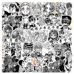 10/30/67pcs Anime Toilet-bound Hanako-Kun Stickers Black White Decals Laptop Motorcycle Phone Car Cool Waterproof Sticker Toys