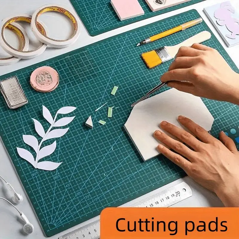 1pcs A3 PVC Cutting Mat Cutting Board Workbench Patchwork Sewing Manual DIY Knife Engraving Leather Single Board Side Underlay