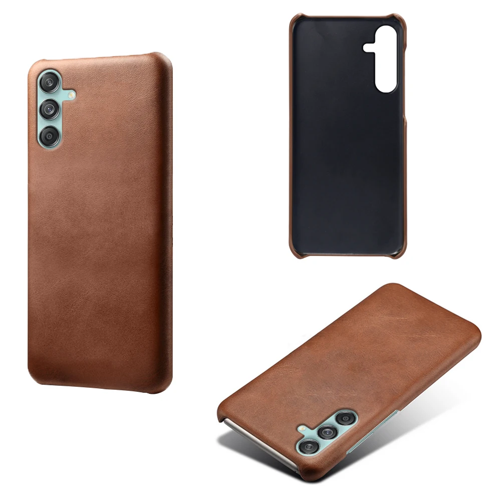 For Samsung Galaxy M55 Funda Luxury Slim Leather Business Case For Galaxy M55 5G 6.7