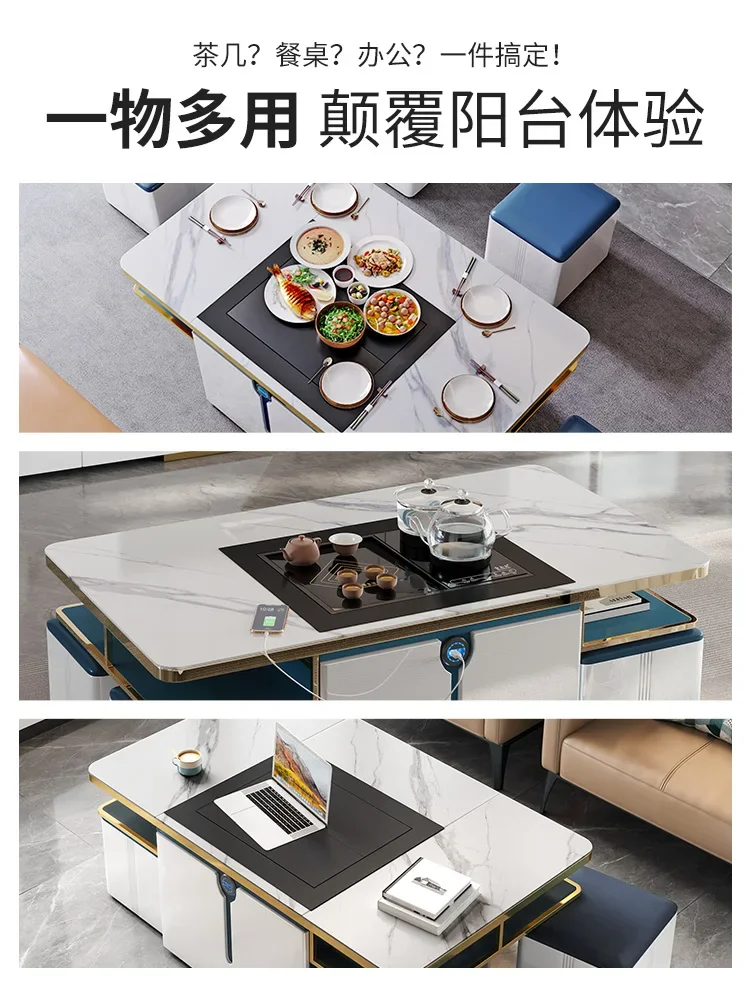 Lifting Tea Tray Intelligent Tea Table Living Room Home Multi-Function Kung Fu Tea Table