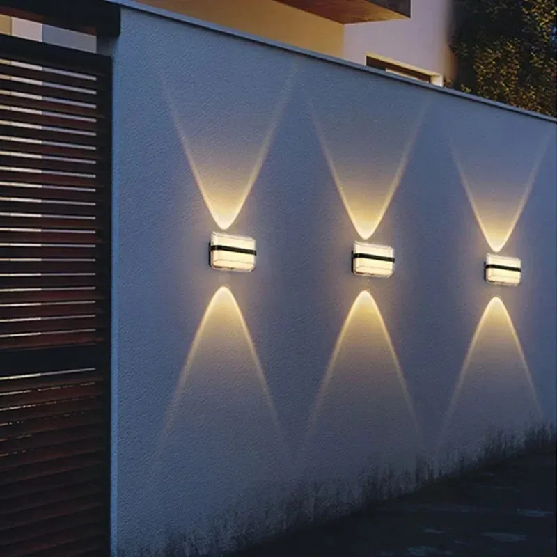 

Modern Waterproof Outdoor Wall Lamp IP65 waterproof Corridor Lights LED Wall Light For Courtyards Doorways Wall Washer Lights