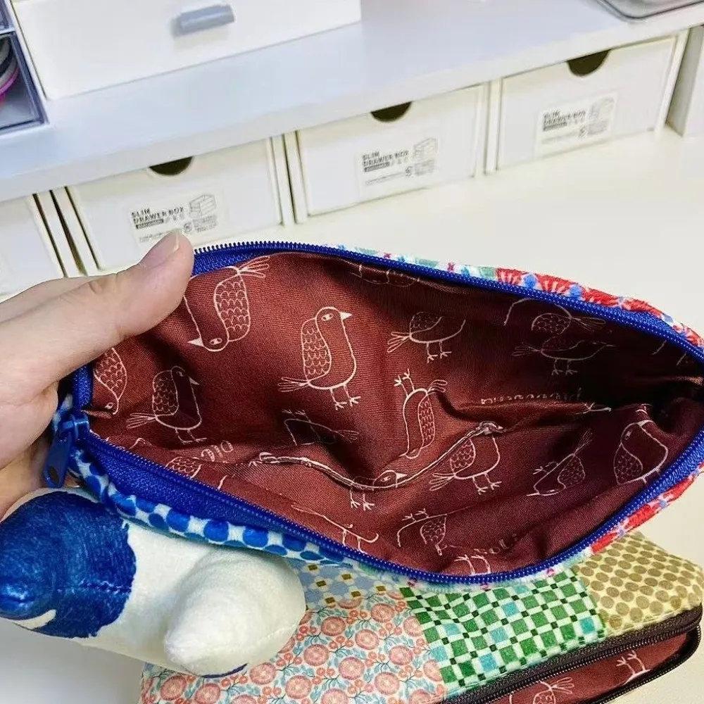 Large Capacity Cat Climbing Pencil Case Portable Multi-functional Cat Storage Bag Makeup Bag Funny Students Stationery Bag Gifts