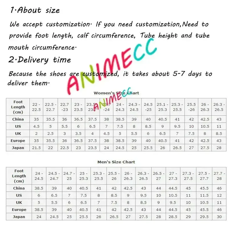 Genshin Impact-zapatos de Cosplay para mujer, botas Lumine de viajero hechas a mano, se aceptan personalización, Sizev;2,r'6;t.