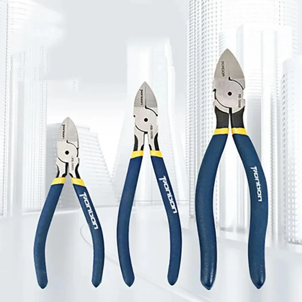 Diagonal Cutting Pliers 5/6/7 Inch Wire Stripping Tool Side Cutter Cable Burrs Nipper Electricians DIY Repair Hand Tools