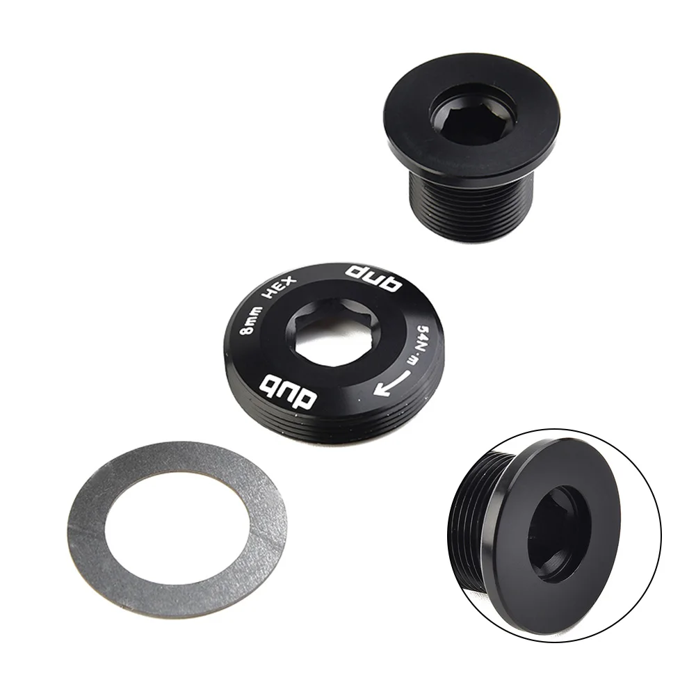 M18-M30 Selbstextrahierende Kurbelschraube für SRAM für DUB Kurbelgarnituren Aluminiumlegierung Schwarz Ersatzteil für Fahrrad – Detail 3