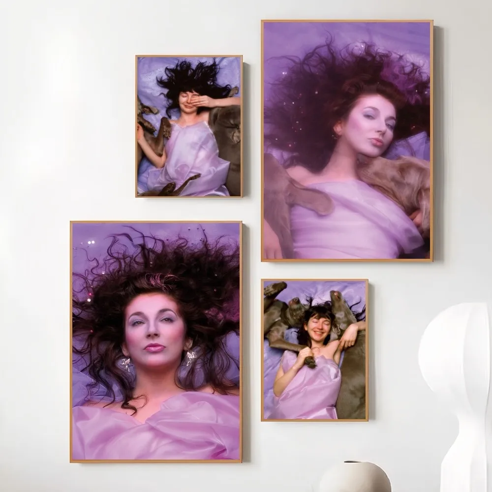 Singer K-Kate Bush Hounds of Love Poster Prints Wall Painting Bedroom Living Room Decoration Office Small