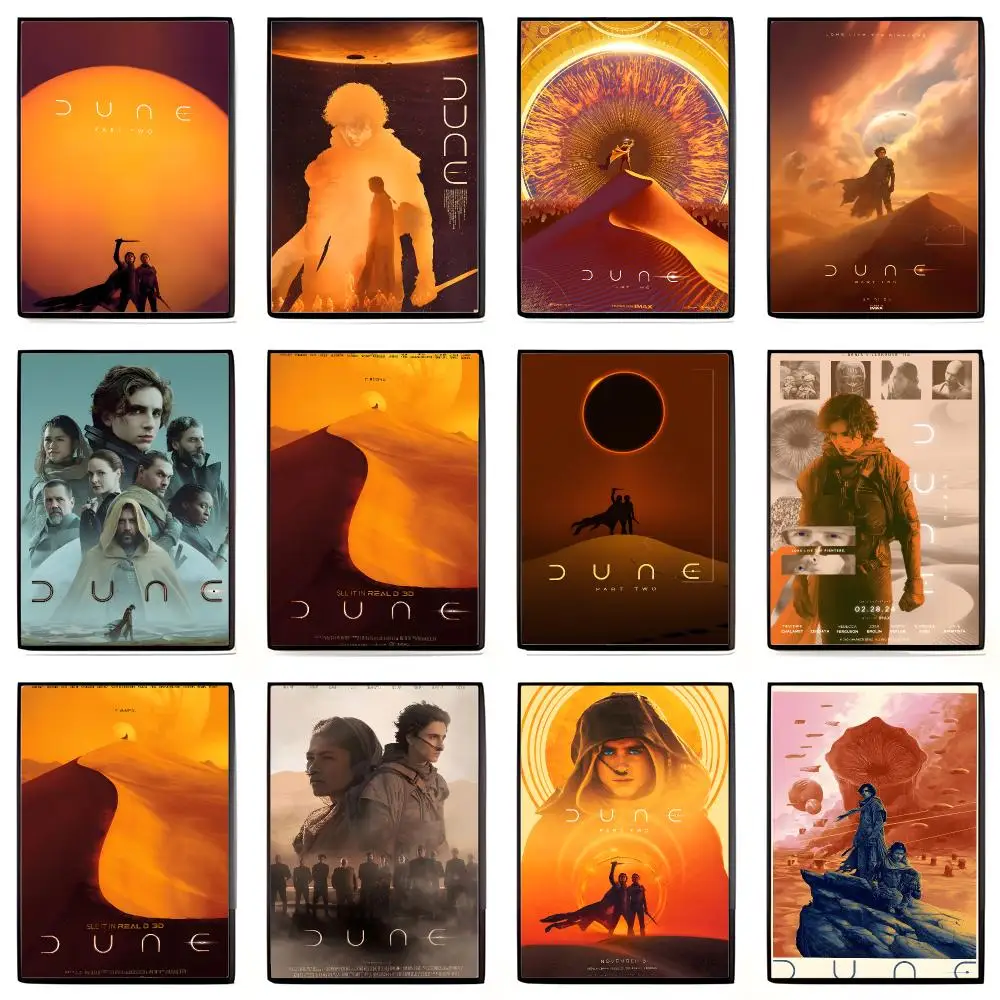 novel scifi D-Dune Poster High-definition Art Sticker Self Adhesive Waterproof Home Decoration