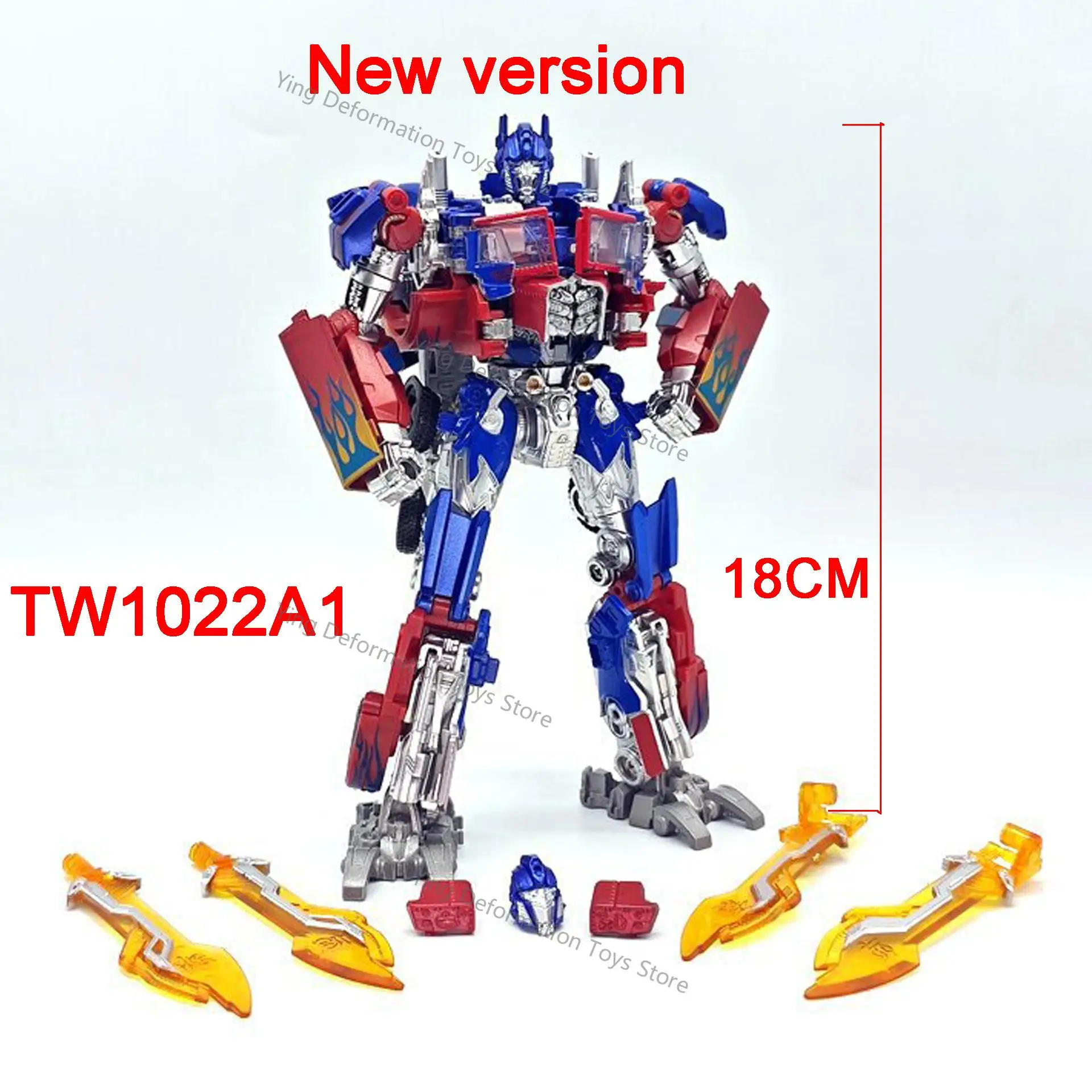 

IN STOCK BAIWEI TW1022 Optimus SS44 Transformation Toys Action Figure OP Commander Deformation Robot Anime Alloy Car Model