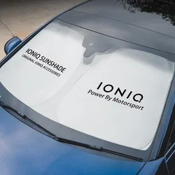 Car Front Windshield Sun Shade Covers For Hyundai IONIQ 5 6 7 Auto Window Sunscreen Protector Anti-uv Car Interior Accessories