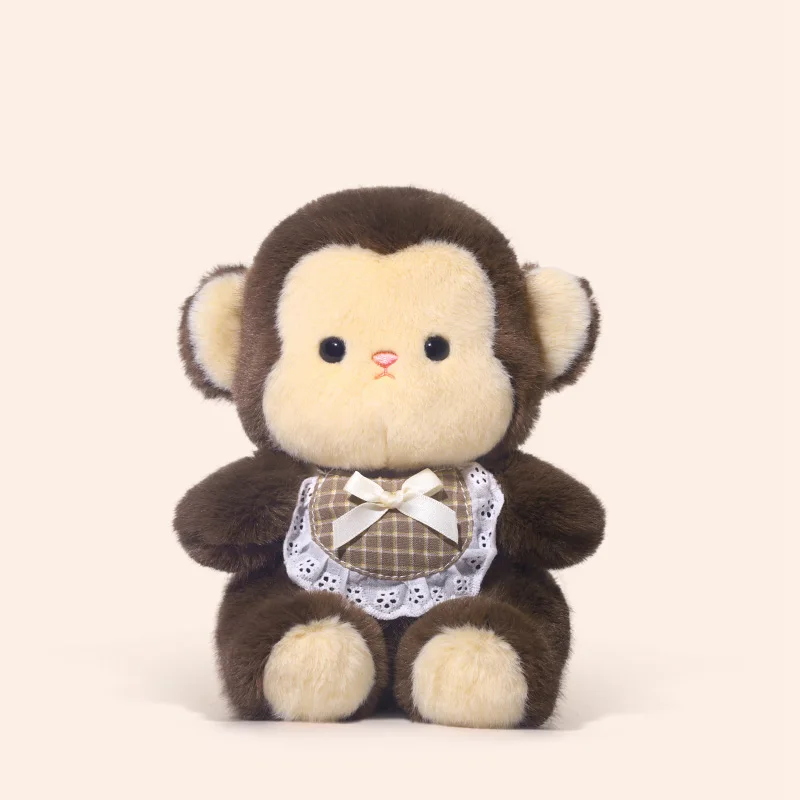 

Милые животные, обезьяна, плюшевые игрушки, детская кукла, мягкие подарки для сна на день рождения, хорошо украшенная мультяшная мягкая кукла Anima Appease, сладкий подарок
