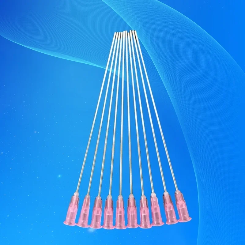 16-27G Industrial Safety Blunt Tip Needles 100mm | Anti-Clog Precision Dispensing for Epoxy Resin & Nail Art x 10pcs