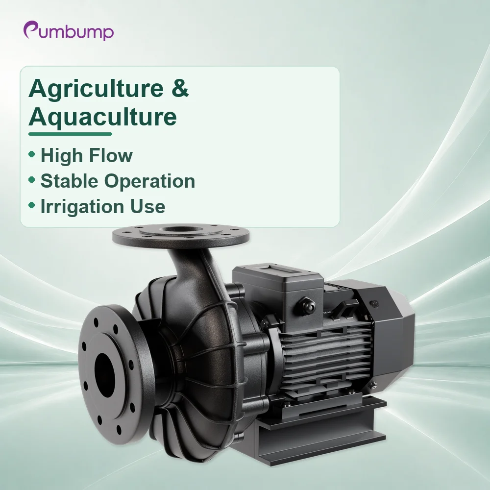 Agricultural Irrigation Pump Aquaculture Water Transfer Large Flow Stable High Efficiency Flow 24-280m3/h Head 3.5-8m