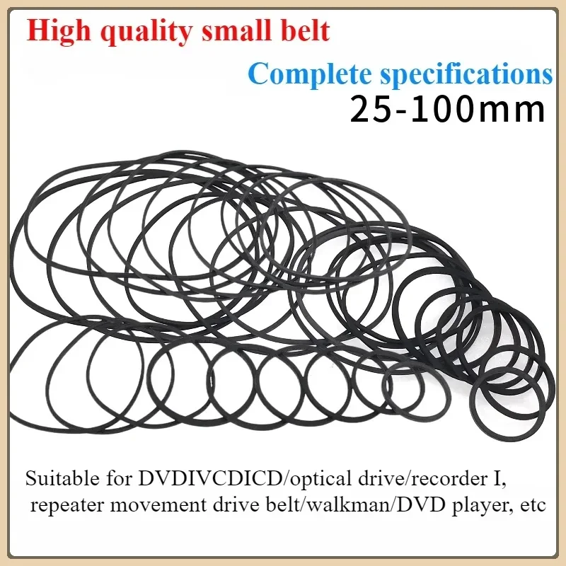 10 Stück CD DVD Gummigürtel Plattenspieler Neue verschiedene Riemen Kassettenbandgerät Kassettenband