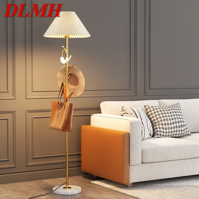 

DLMH Nordic Floor Lamp Fashionable Modern Family Iiving Room Bedroom Creativity LED Decorative Standing Light