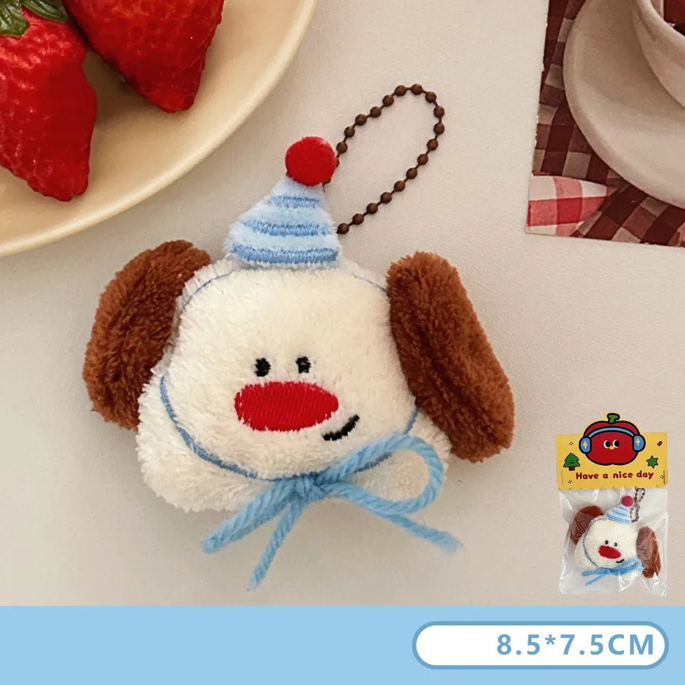 

Новая плюшевая игрушка-брелок из полипропилена, хлопок, собака, кролик, плюшевая кукла, кулон, милая кавайная сумка, подвесное украшение, подарок для пары