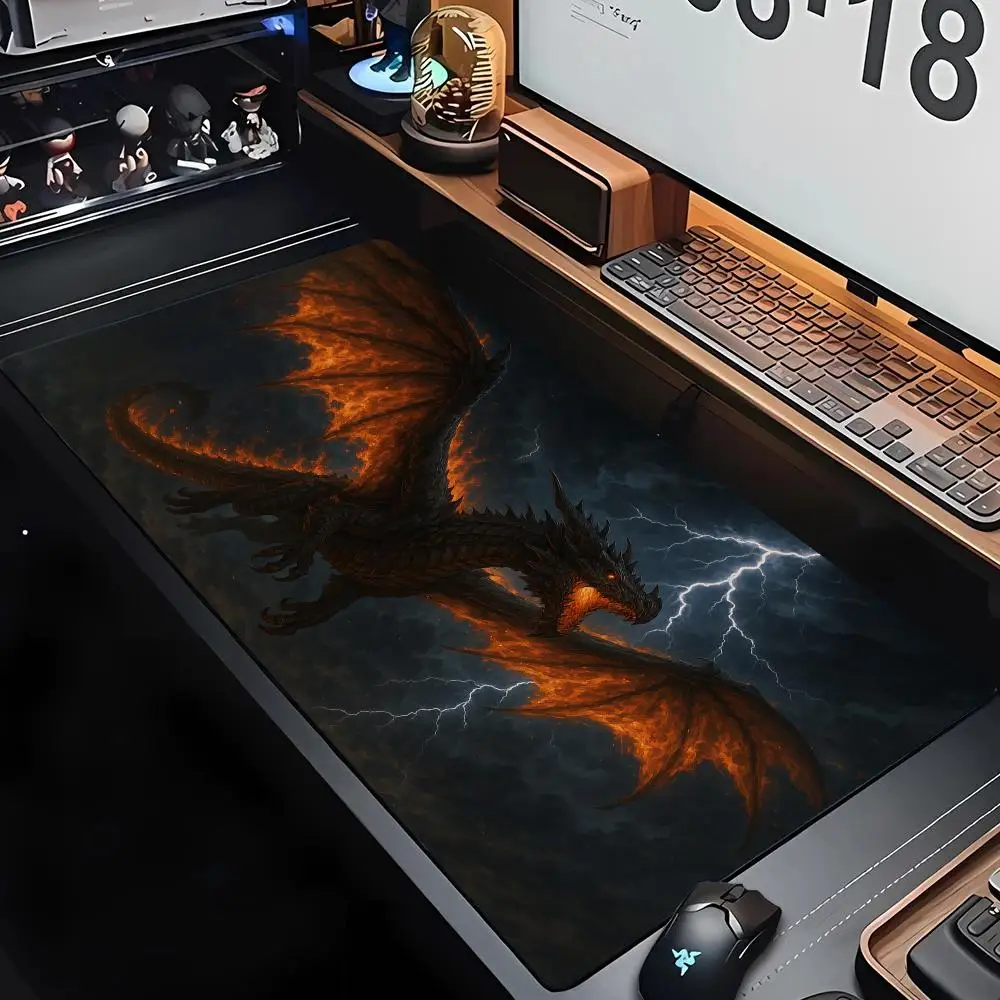 

Giant magic dragon Mouse Pad Desk Mat Gaming mat gamer pc accessories rubber anti-slip keypad expansion mousepad office pad