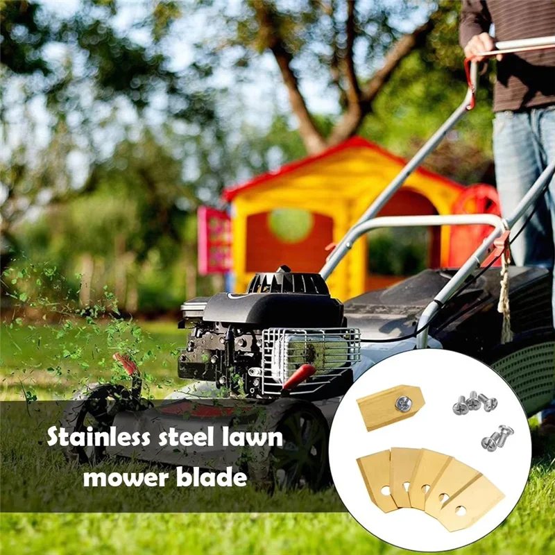 【Space-Saving】Stainless Steel Lawn Mower Cutting Blades Replacement Kit- For Gardena For Automower Lawnmower Blade Repair Access