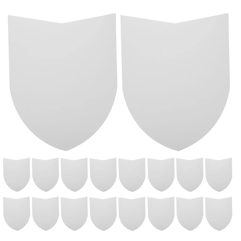 36 قطعة من الدروع الورقية الفارغة التي يمكنك صنعها بنفسك للأطفال، لعبة درع لعب الأدوار والحفلات على الجدران، لعبة درع للأطفال