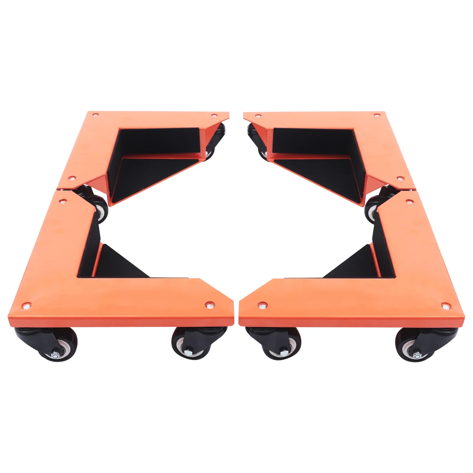 

4 Pcs Furniture Rollers Heavy Load, Roller Set Mover Desk Cabinet Corner Dolly, Transport Rollers for Rectangular Objects