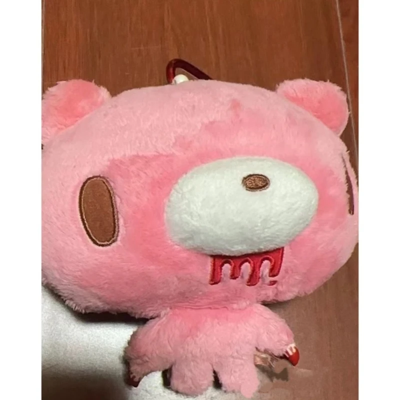 Gloomy Bear Plüsch-Münzbörse, hochwertige Cartoon-Puppe in Großkopfform, große Kapazität, tragbare, dehnbare rosa Aufbewahrungstasche, Geschenk – Detail 7